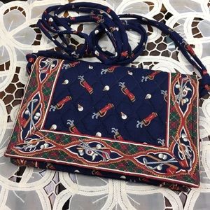 Vintage Vera Bradley Golf Navy Crossbody Bag